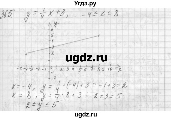 ГДЗ (Решебник №2 к учебнику 2015) по алгебре 7 класс Ю.Н. Макарычев / номер номер / 365
