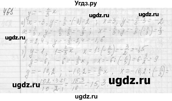 ГДЗ (Решебник №2 к учебнику 2015) по алгебре 7 класс Ю.Н. Макарычев / номер номер / 465