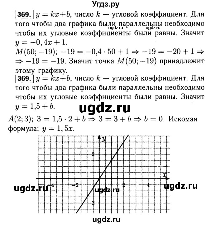 ГДЗ (Решебник №1 к учебнику 2015) по алгебре 7 класс Ю.Н. Макарычев / номер номер / 369