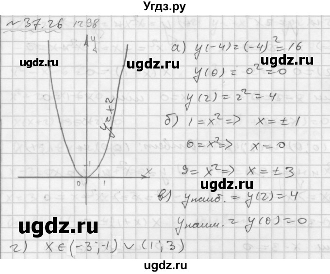 ГДЗ (Решебник №2 к задачнику 2015) по алгебре 7 класс (Учебник, Задачник) А.Г. Мордкович / §37 / 37.26
