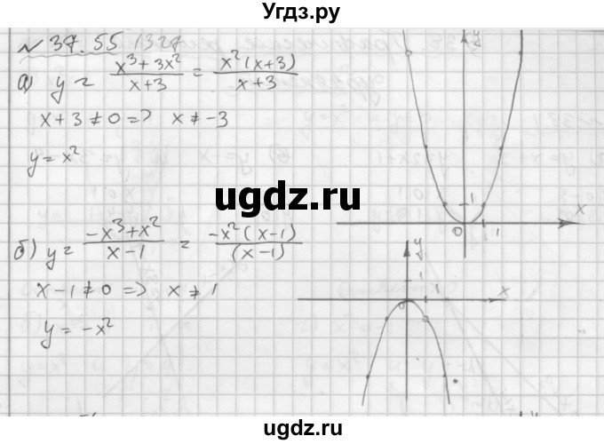 ГДЗ (Решебник №2 к задачнику 2015) по алгебре 7 класс (Учебник, Задачник) А.Г. Мордкович / §37 / 37.55