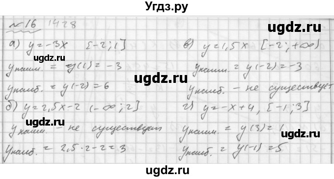 ГДЗ (Решебник №2 к задачнику 2015) по алгебре 7 класс (Учебник, Задачник) А.Г. Мордкович / повторение / 1.16