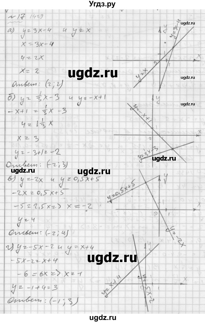 ГДЗ (Решебник №2 к задачнику 2015) по алгебре 7 класс (Учебник, Задачник) А.Г. Мордкович / повторение / 1.17