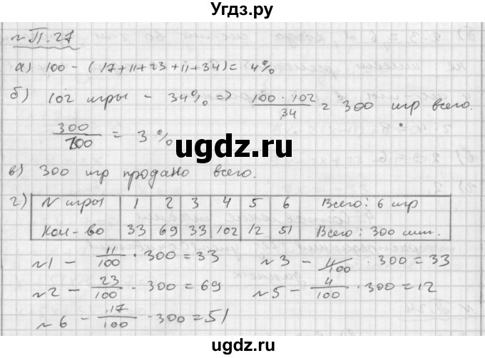 ГДЗ (Решебник №2 к задачнику 2015) по алгебре 7 класс (Учебник, Задачник) А.Г. Мордкович / приложение / П.27