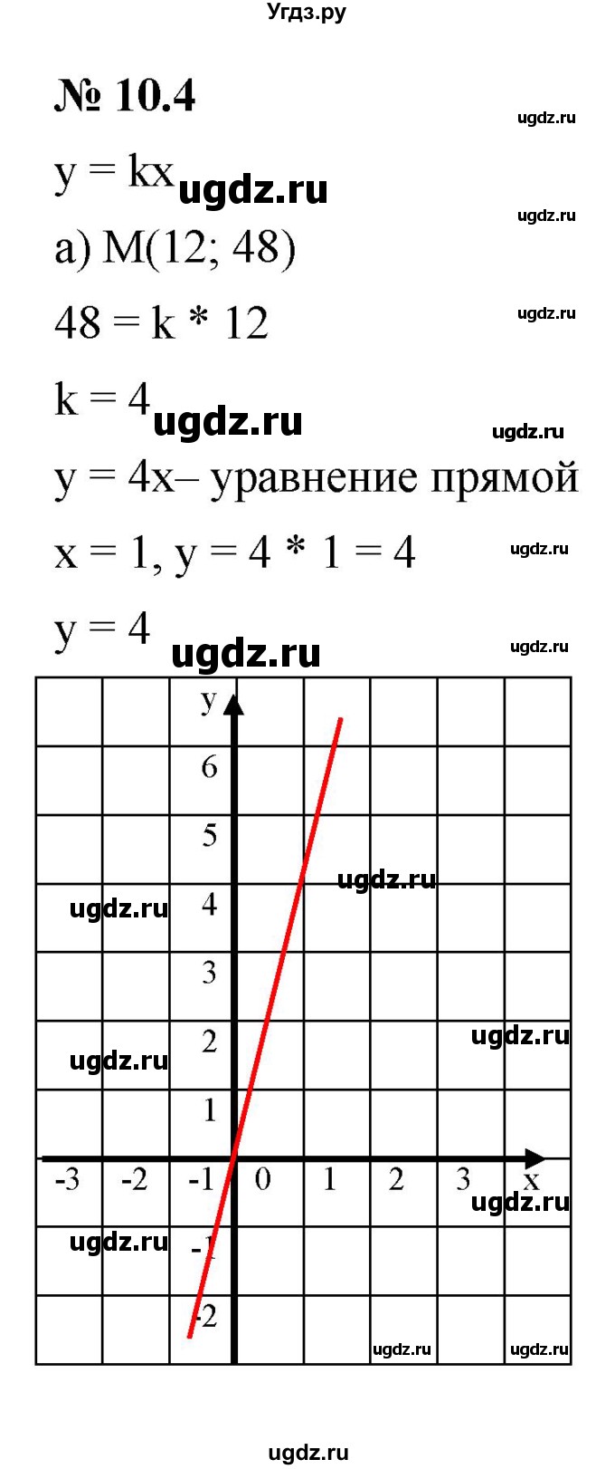 ГДЗ (Решебник к задачнику 2021) по алгебре 7 класс (Учебник, Задачник) А.Г. Мордкович / §10 / 10.4