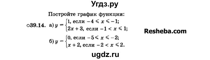 ГДЗ (Задачник 2015) по алгебре 7 класс (Учебник, Задачник) А.Г. Мордкович / §39 / 39.14