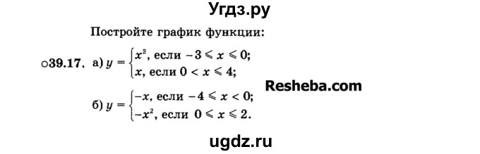ГДЗ (Задачник 2015) по алгебре 7 класс (Учебник, Задачник) А.Г. Мордкович / §39 / 39.17