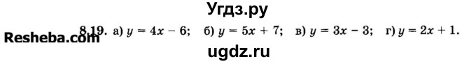 ГДЗ (Задачник 2015) по алгебре 7 класс (Учебник, Задачник) А.Г. Мордкович / §8 / 8.19