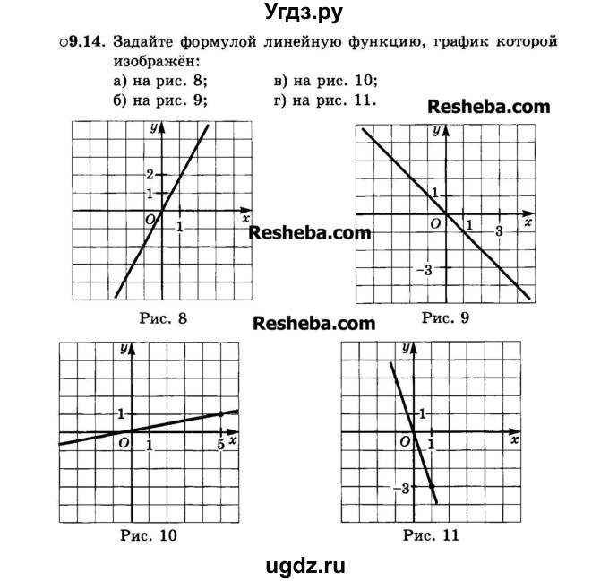 ГДЗ (Задачник 2015) по алгебре 7 класс (Учебник, Задачник) А.Г. Мордкович / §9 / 9.14