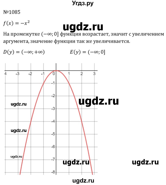 ГДЗ (Решебник к учебнику 2023) по алгебре 8 класс Ю.Н. Макарычев / номер / 1085