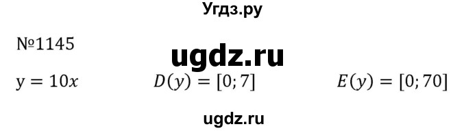 ГДЗ (Решебник к учебнику 2023) по алгебре 8 класс Ю.Н. Макарычев / номер / 1145
