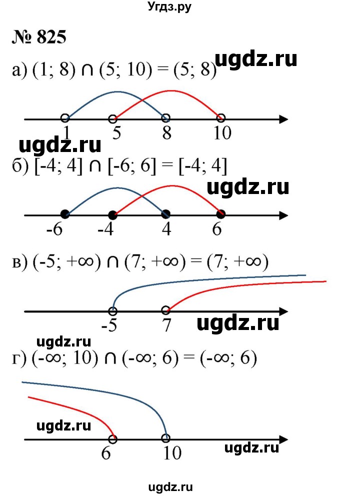 ГДЗ (Решебник к учебнику 2022) по алгебре 8 класс Ю.Н. Макарычев / номер / 825