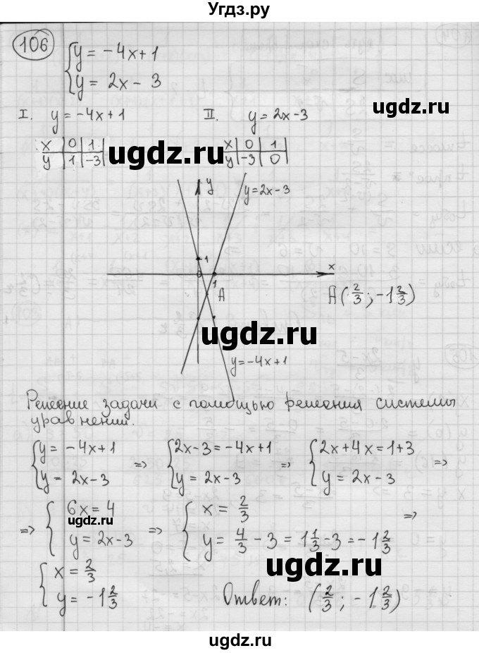 ГДЗ (Решебник №2 к учебнику 2015) по алгебре 8 класс Ю.Н. Макарычев / номер / 106