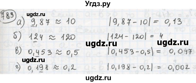 ГДЗ (Решебник №2 к учебнику 2015) по алгебре 8 класс Ю.Н. Макарычев / номер / 783
