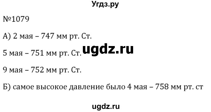 ГДЗ (Решебник к учебнику 2023) по алгебре 8 класс Ю.Н. Макарычев / номер / 1079