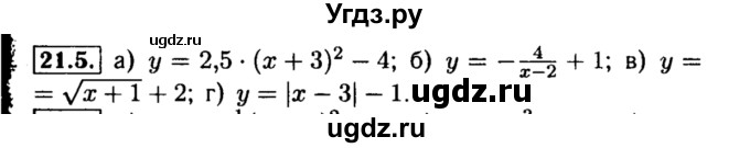 ГДЗ (Решебник №2 к задачнику 2015) по алгебре 8 класс (Учебник, Задачник) Мордкович А.Г. / §21 / 21.5