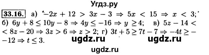 ГДЗ (Решебник №2 к задачнику 2015) по алгебре 8 класс (Учебник, Задачник) Мордкович А.Г. / §33 / 33.16