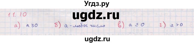 ГДЗ (Решебник к задачнику 2017) по алгебре 8 класс (Учебник, Задачник) Мордкович А.Г. / §11 / 11.10