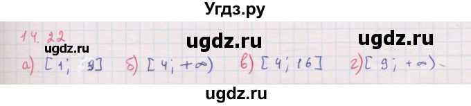 ГДЗ (Решебник к задачнику 2017) по алгебре 8 класс (Учебник, Задачник) Мордкович А.Г. / §14 / 14.22