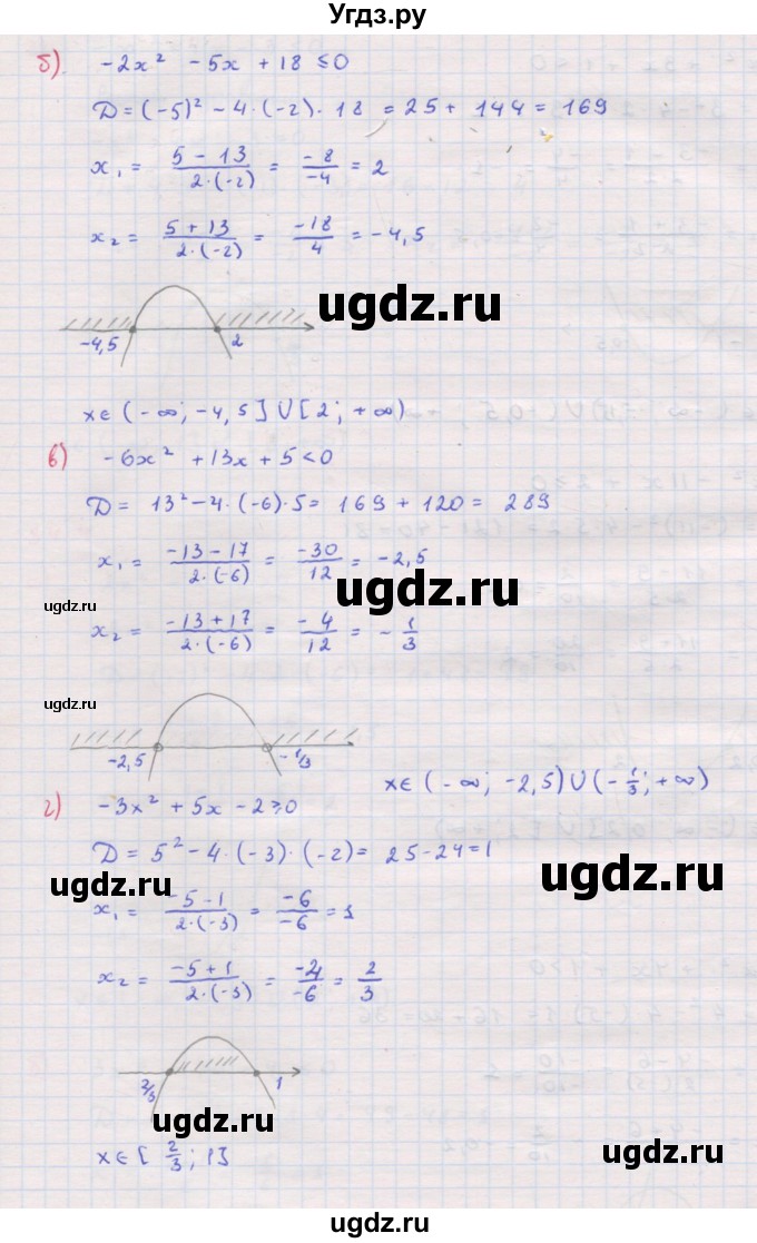 ГДЗ (Решебник к задачнику 2017) по алгебре 8 класс (Учебник, Задачник) Мордкович А.Г. / §37 / 37.5(продолжение 2)