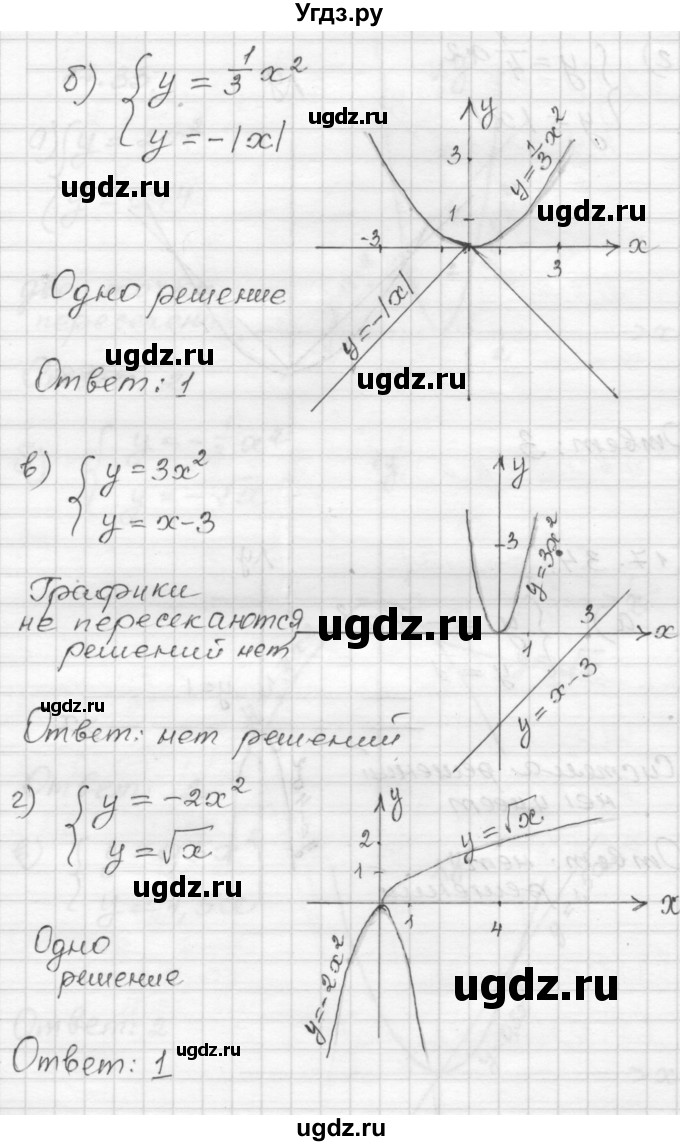 ГДЗ (Решебник №1 к задачнику 2015) по алгебре 8 класс (Учебник, Задачник) Мордкович А.Г. / §17 / 17.34(продолжение 2)