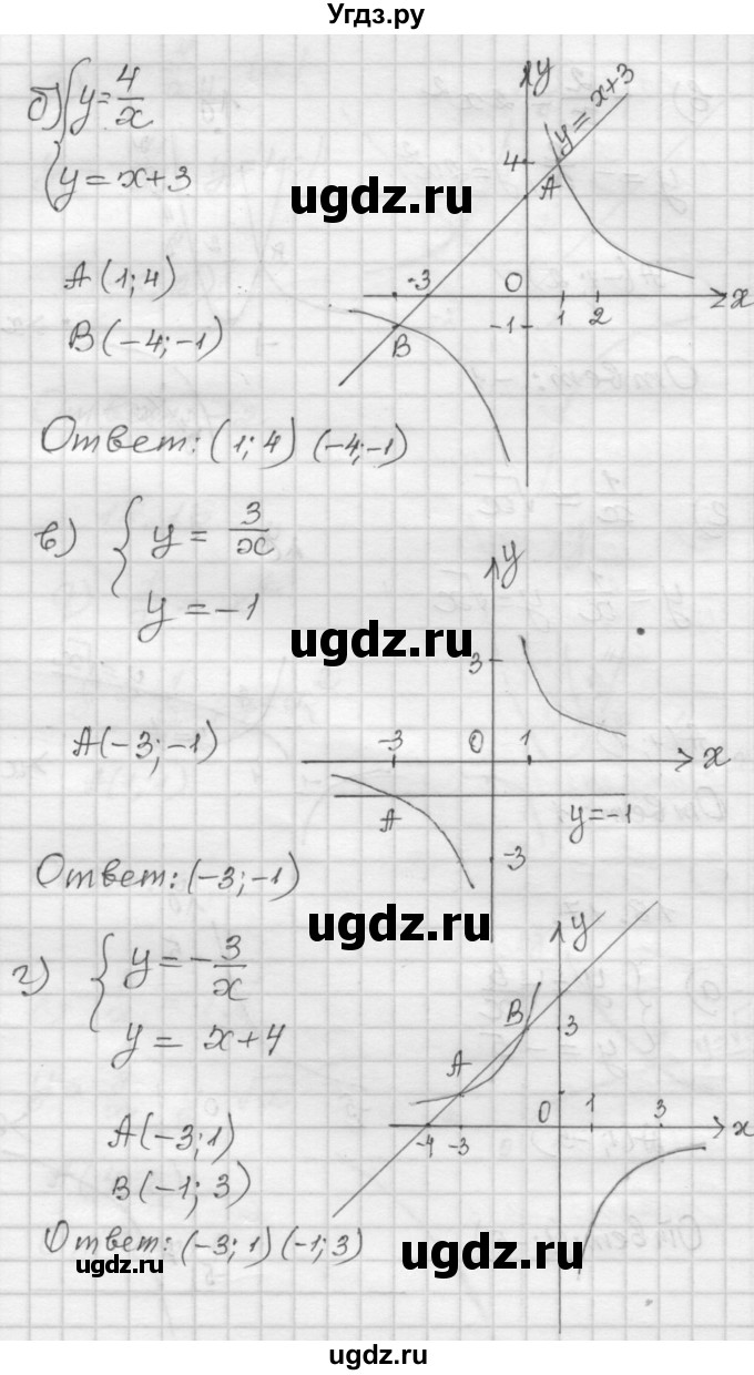 ГДЗ (Решебник №1 к задачнику 2015) по алгебре 8 класс (Учебник, Задачник) Мордкович А.Г. / §18 / 18.17(продолжение 2)