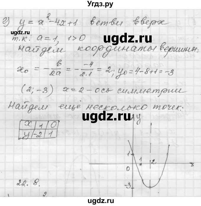 ГДЗ (Решебник №1 к задачнику 2015) по алгебре 8 класс (Учебник, Задачник) Мордкович А.Г. / §22 / 22.7(продолжение 4)