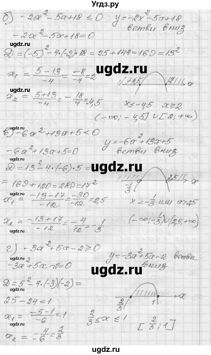 ГДЗ (Решебник №1 к задачнику 2015) по алгебре 8 класс (Учебник, Задачник) Мордкович А.Г. / §34 / 34.5(продолжение 2)