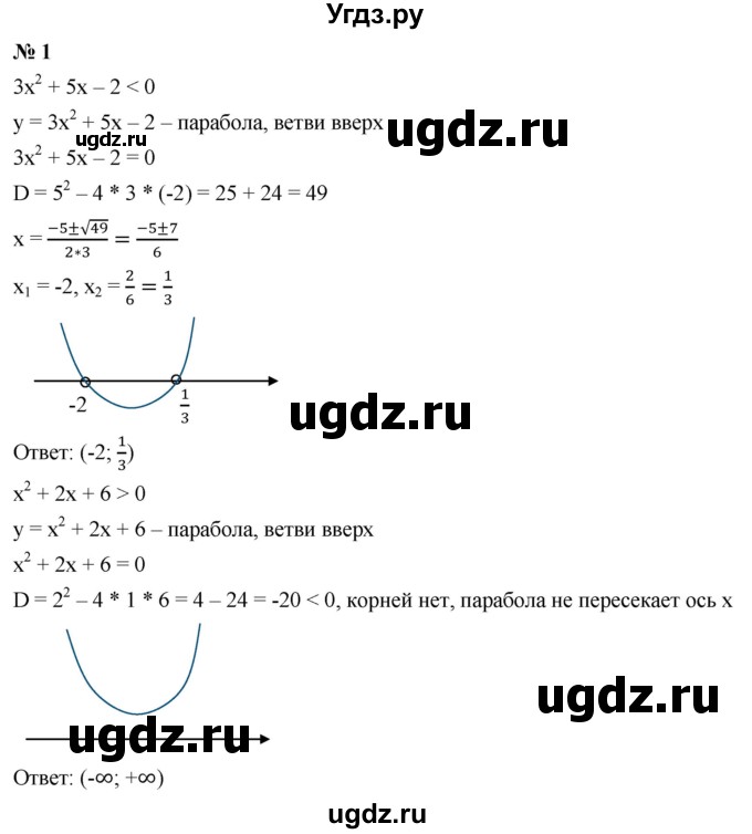 ГДЗ (Решебник к учебнику 2021) по алгебре 9 класс Ю.Н. Макарычев / контрольные вопросы / §6 / 1