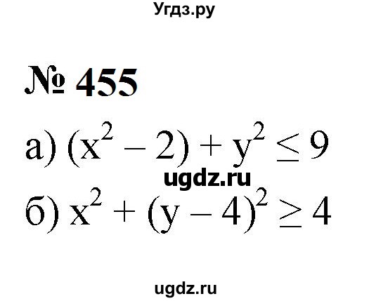 ГДЗ (Решебник к учебнику 2023) по алгебре 9 класс Ю.Н. Макарычев / номер / 455