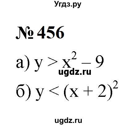 ГДЗ (Решебник к учебнику 2023) по алгебре 9 класс Ю.Н. Макарычев / номер / 456