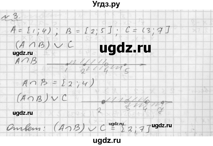 ГДЗ (Решебник №1 к задачнику 2015) по алгебре 9 класс (Учебник, Задачник) Мордкович А.Г. / домашняя контрольная работа / КР-1 / вариант 2 / 3