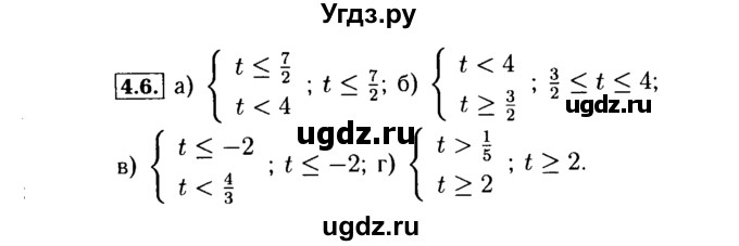 ГДЗ (Решебник №2 к задачнику 2015) по алгебре 9 класс (Учебник, Задачник) Мордкович А.Г. / § 4 / 4.6