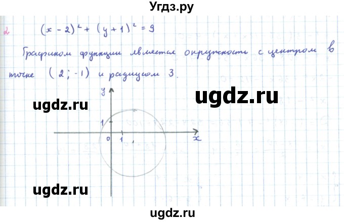 ГДЗ (Решебник к задачнику 2019) по алгебре 9 класс (Учебник, Задачник) Мордкович А.Г. / домашняя контрольная работа / КР-2 / вариант 1 / 2