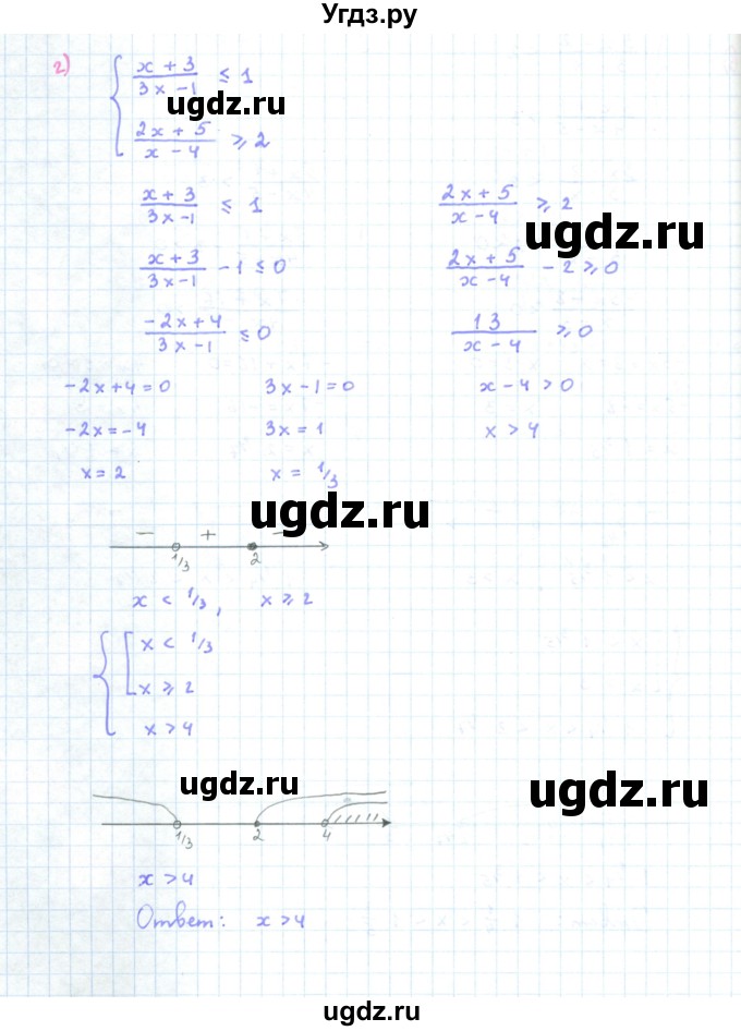 ГДЗ (Решебник к задачнику 2019) по алгебре 9 класс (Учебник, Задачник) Мордкович А.Г. / § 4 / 4.24(продолжение 4)