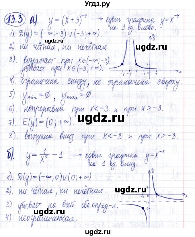 ГДЗ (Решебник к задачнику 2021) по алгебре 9 класс (Учебник, Задачник) Мордкович А.Г. / § 13 / 13.3