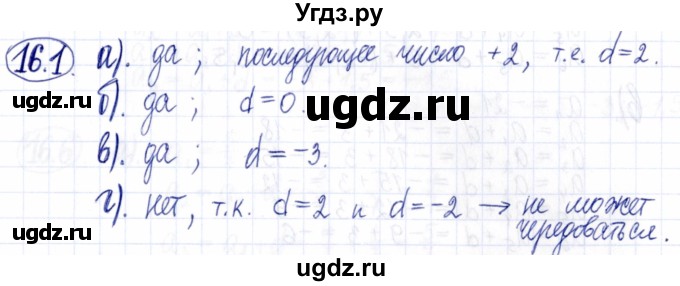 ГДЗ (Решебник к задачнику 2021) по алгебре 9 класс (Учебник, Задачник) Мордкович А.Г. / § 16 / 16.1