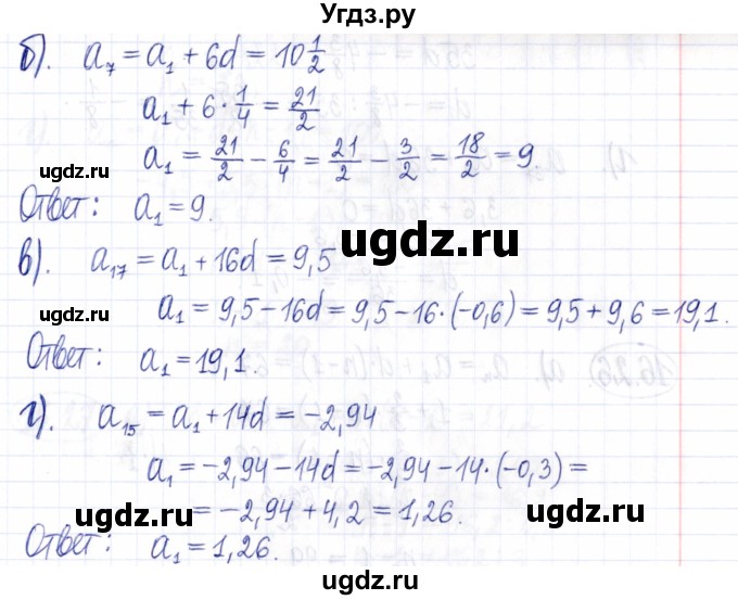 ГДЗ (Решебник к задачнику 2021) по алгебре 9 класс (Учебник, Задачник) Мордкович А.Г. / § 16 / 16.24(продолжение 2)