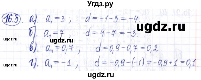 ГДЗ (Решебник к задачнику 2021) по алгебре 9 класс (Учебник, Задачник) Мордкович А.Г. / § 16 / 16.3