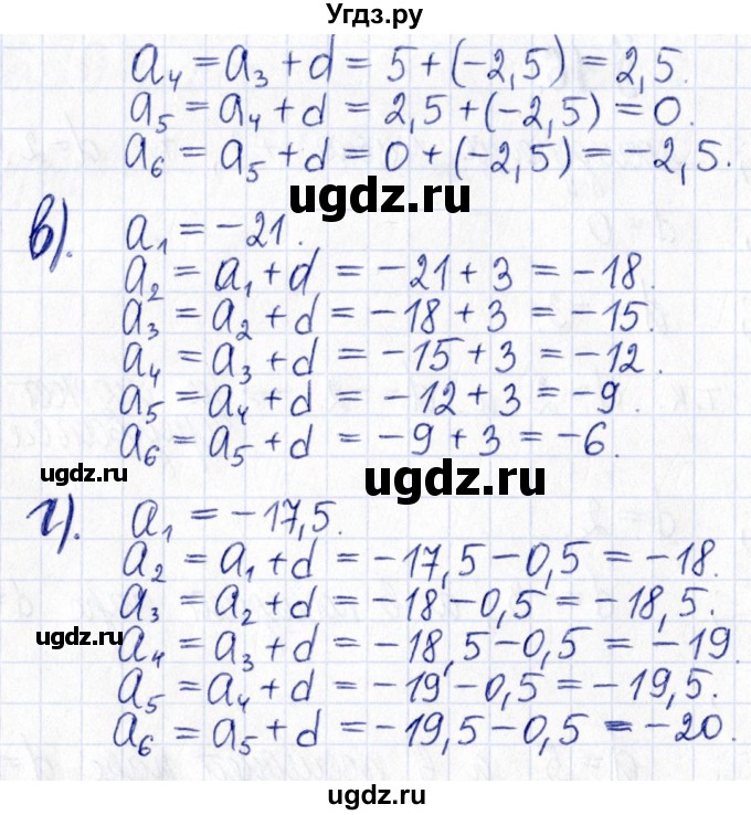 ГДЗ (Решебник к задачнику 2021) по алгебре 9 класс (Учебник, Задачник) Мордкович А.Г. / § 16 / 16.4(продолжение 2)
