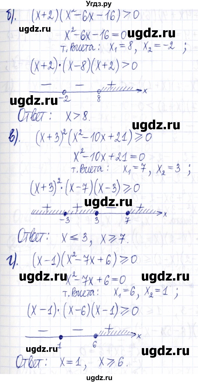 ГДЗ (Решебник к задачнику 2021) по алгебре 9 класс (Учебник, Задачник) Мордкович А.Г. / § 2 / 2.23(продолжение 2)