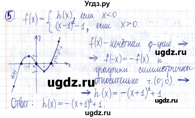 ГДЗ (Решебник к задачнику 2021) по алгебре 9 класс (Учебник, Задачник) Мордкович А.Г. / домашняя контрольная работа / КР-3 / вариант 2 / 5