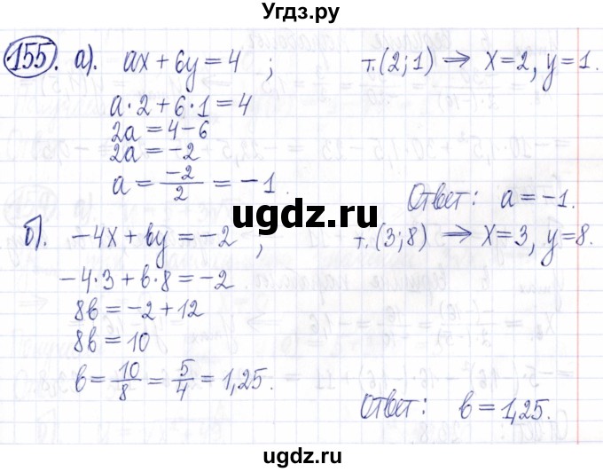 ГДЗ (Решебник к задачнику 2021) по алгебре 9 класс (Учебник, Задачник) Мордкович А.Г. / итоговое повторение (2019-2021) / 155