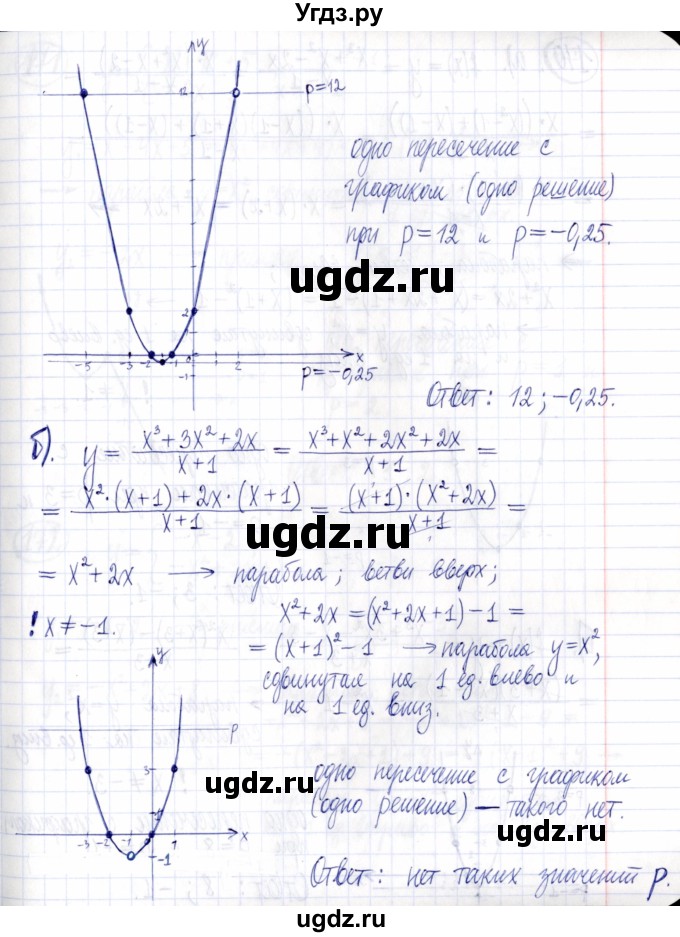 ГДЗ (Решебник к задачнику 2021) по алгебре 9 класс (Учебник, Задачник) Мордкович А.Г. / итоговое повторение (2019-2021) / 169(продолжение 2)