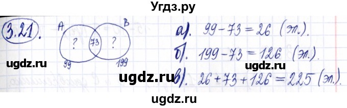 ГДЗ (Решебник к задачнику 2021) по алгебре 9 класс (Учебник, Задачник) Мордкович А.Г. / § 3 / 3.21