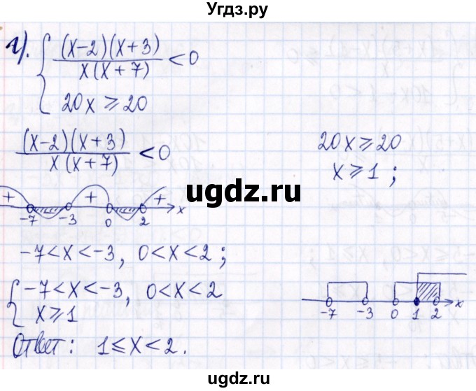 ГДЗ (Решебник к задачнику 2021) по алгебре 9 класс (Учебник, Задачник) Мордкович А.Г. / § 4 / 4.12(продолжение 3)