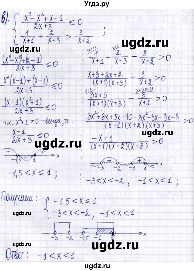 ГДЗ (Решебник к задачнику 2021) по алгебре 9 класс (Учебник, Задачник) Мордкович А.Г. / § 4 / 4.27(продолжение 3)
