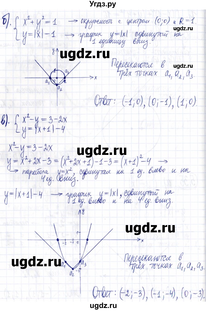 ГДЗ (Решебник к задачнику 2021) по алгебре 9 класс (Учебник, Задачник) Мордкович А.Г. / § 5 / 5.35(продолжение 2)