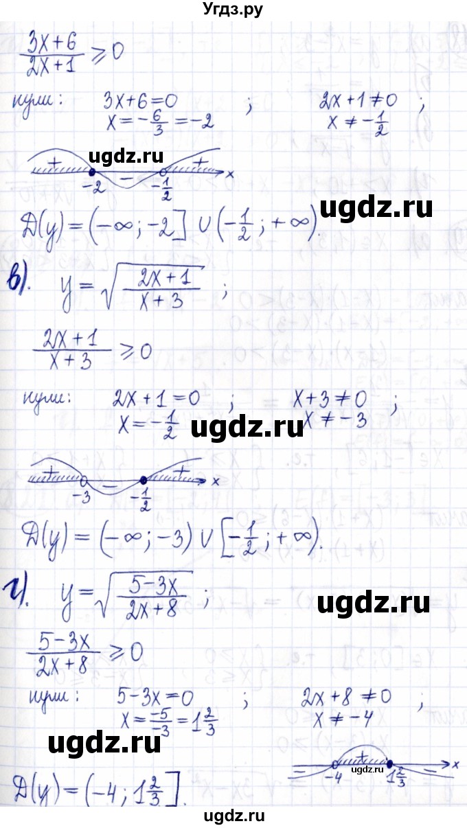 ГДЗ (Решебник к задачнику 2021) по алгебре 9 класс (Учебник, Задачник) Мордкович А.Г. / § 8 / 8.17(продолжение 2)