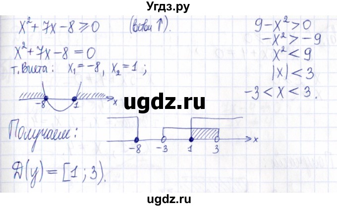 ГДЗ (Решебник к задачнику 2021) по алгебре 9 класс (Учебник, Задачник) Мордкович А.Г. / § 8 / 8.30(продолжение 3)